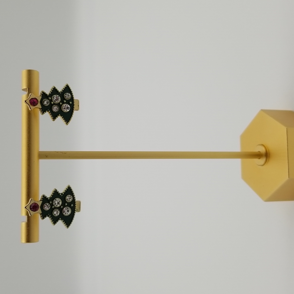 Mini Christmas Tree stud earrings - Picture 2 of 6